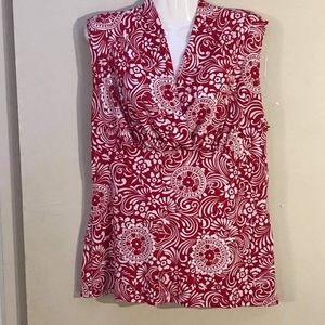 Ckw brand red and white shirt size medium